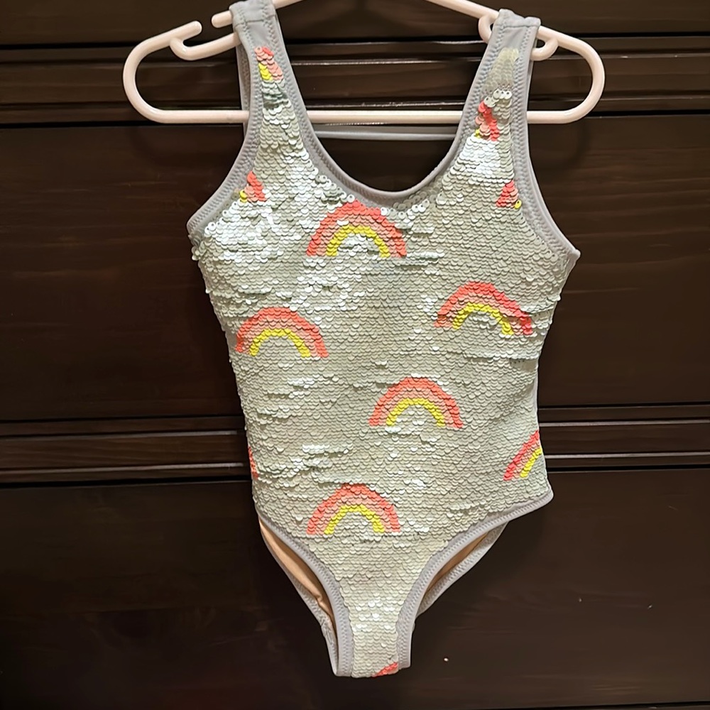 Shade Critters Swim 3T Rainbow sequins perfect condition